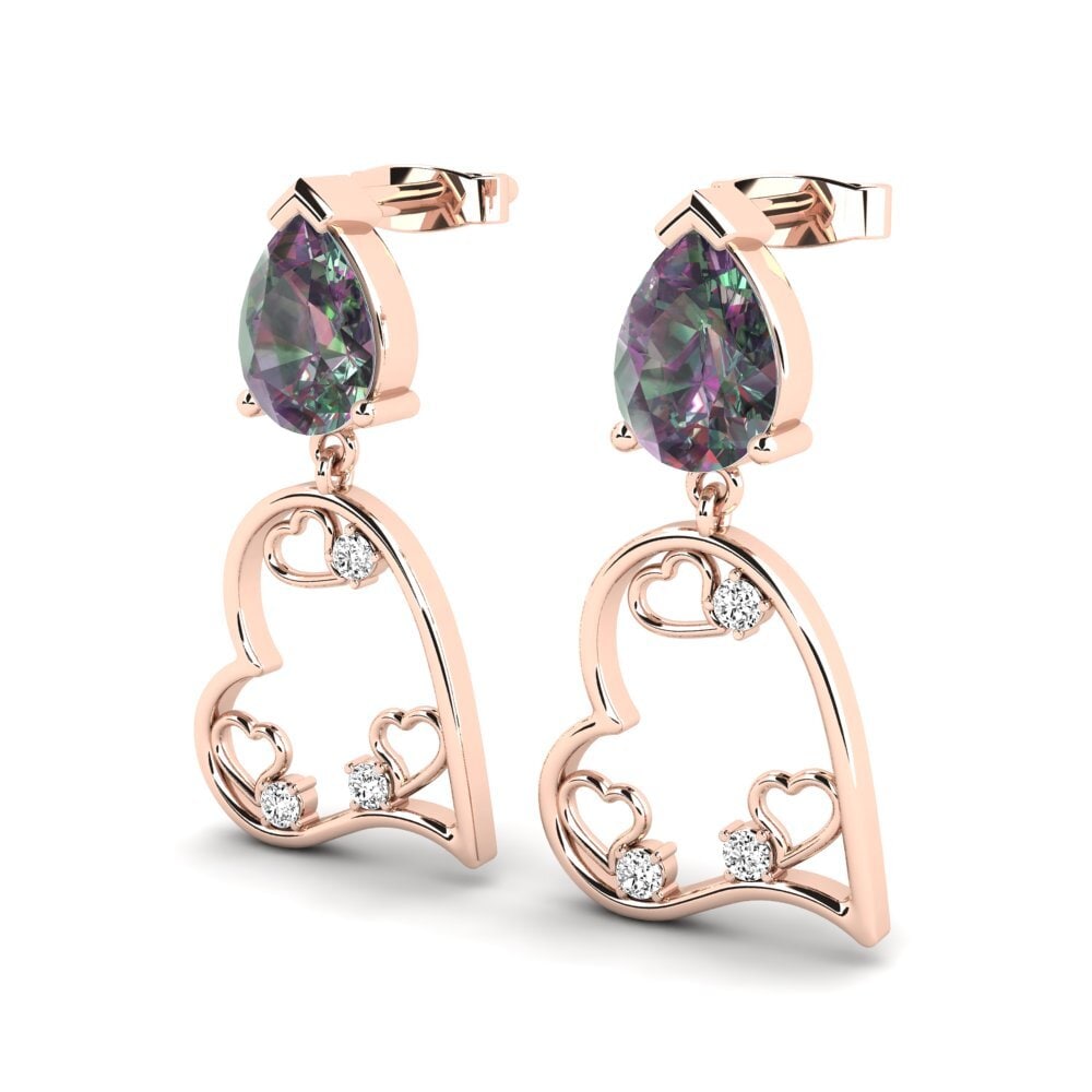 Mystic Topaz Women's Earring Tonsil