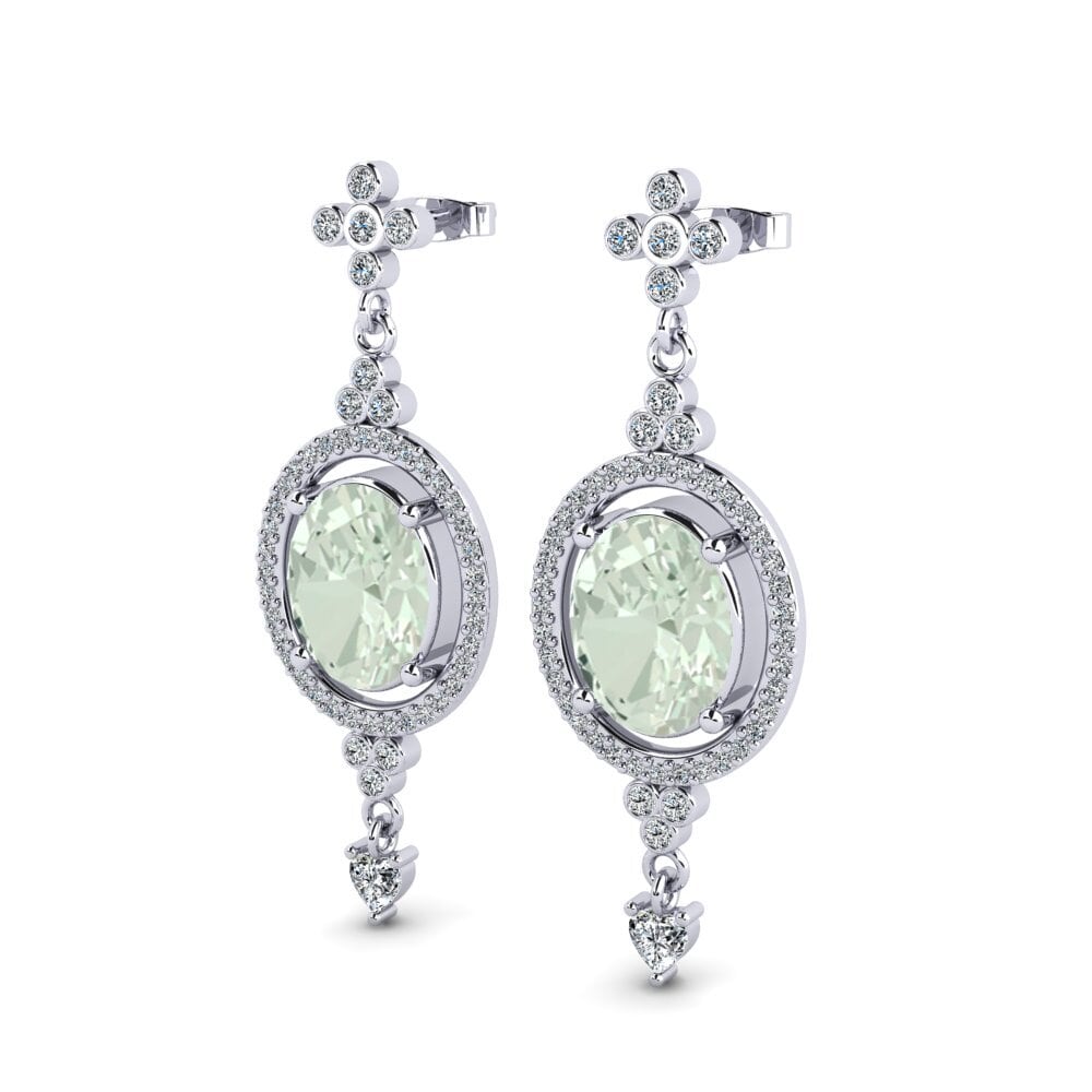 Green Amethyst Women's Earring Toshiko