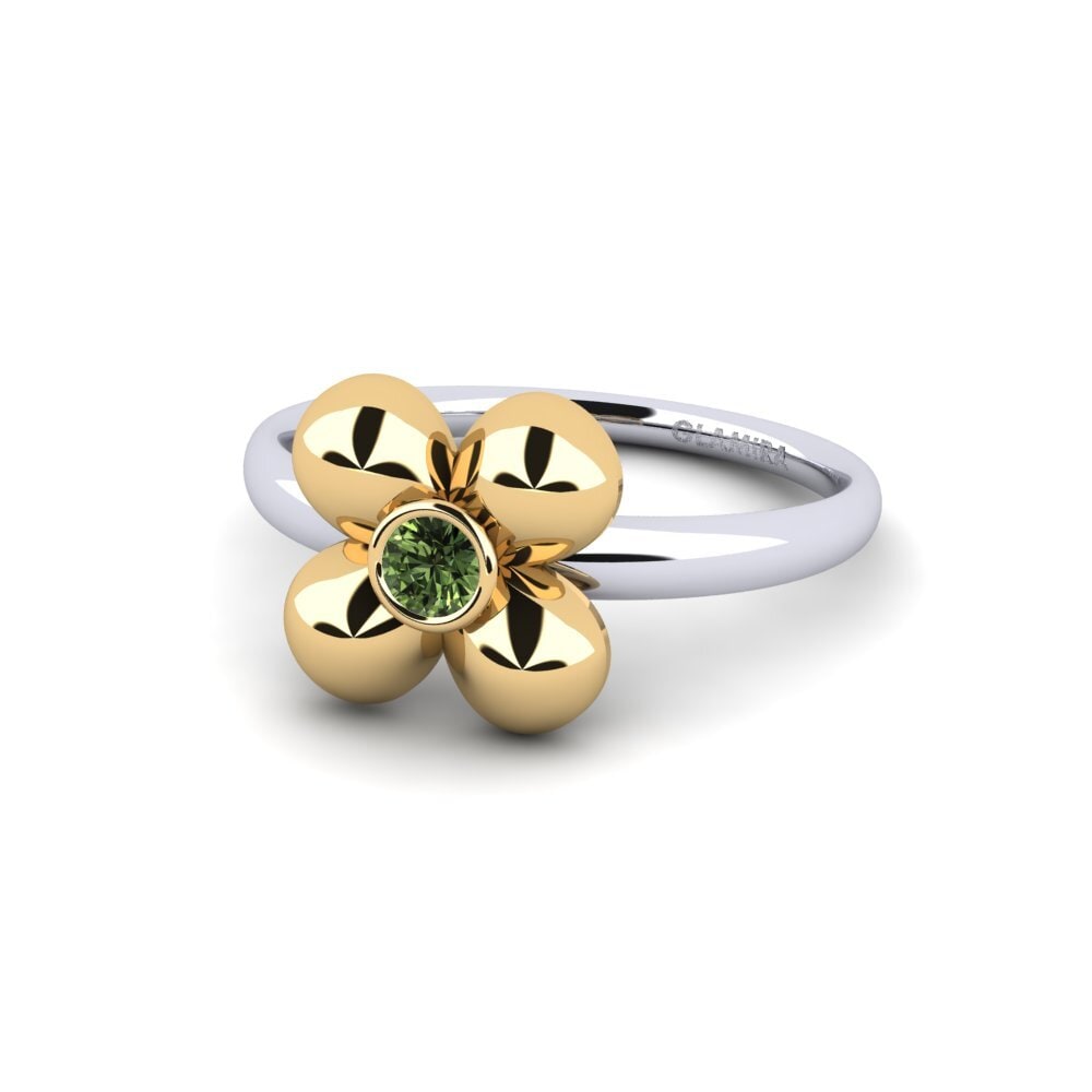 Safira Verde Anel Totand