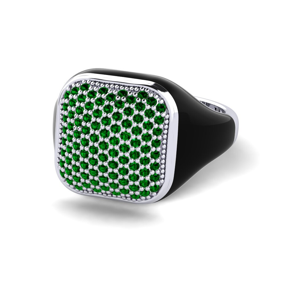 Green Zirconia Ring Tqral Women