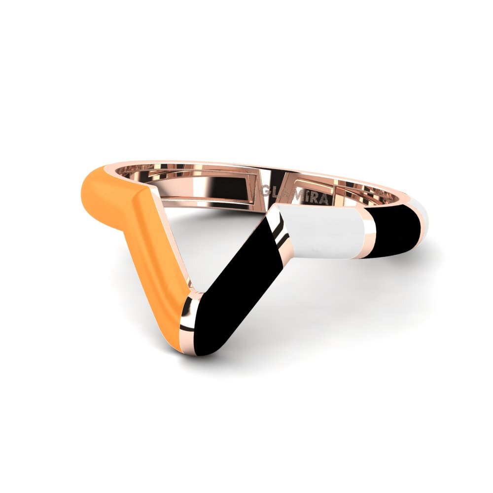 Rotgold 375 Ring Tranglo A