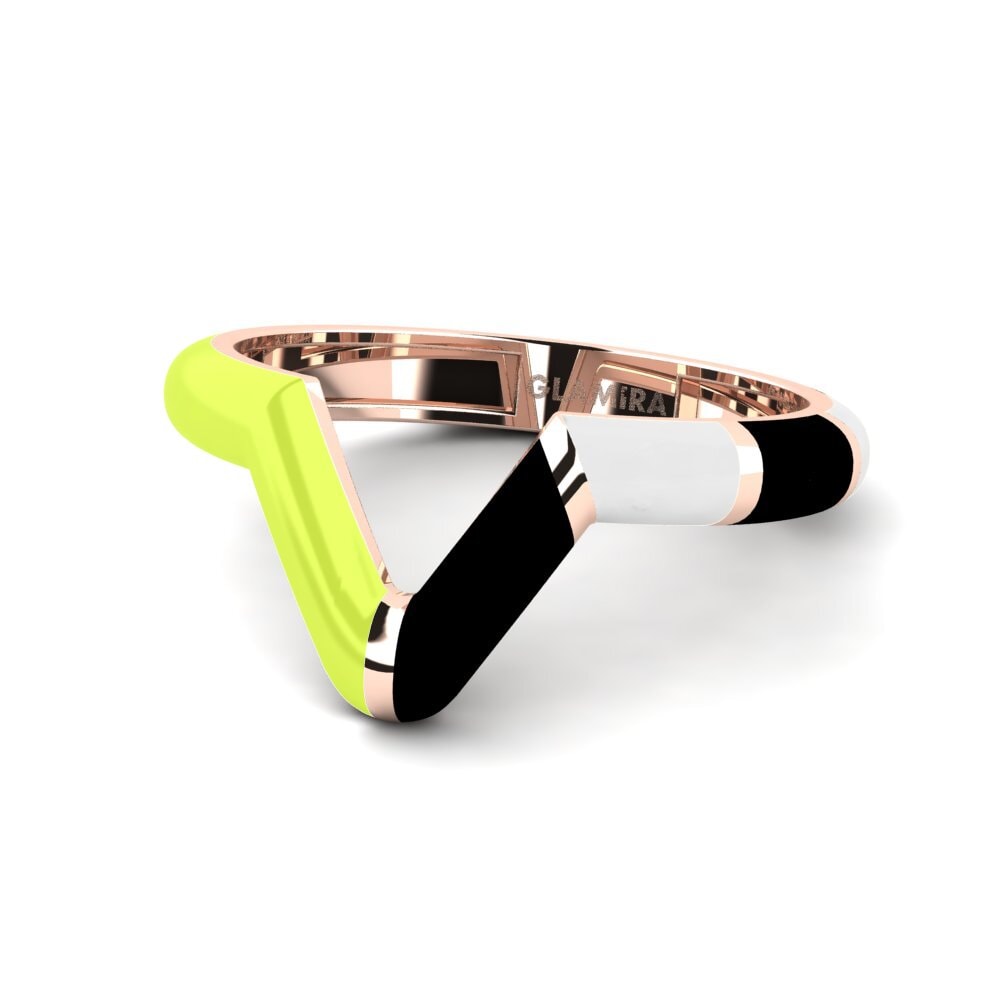 Rotgold 585 Ring Tranglo A