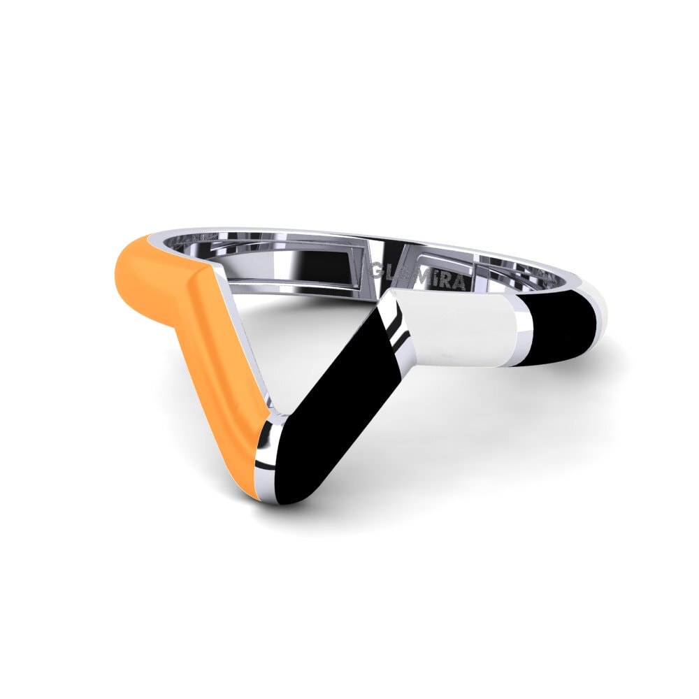 Weiß-Silber Ring Tranglo A