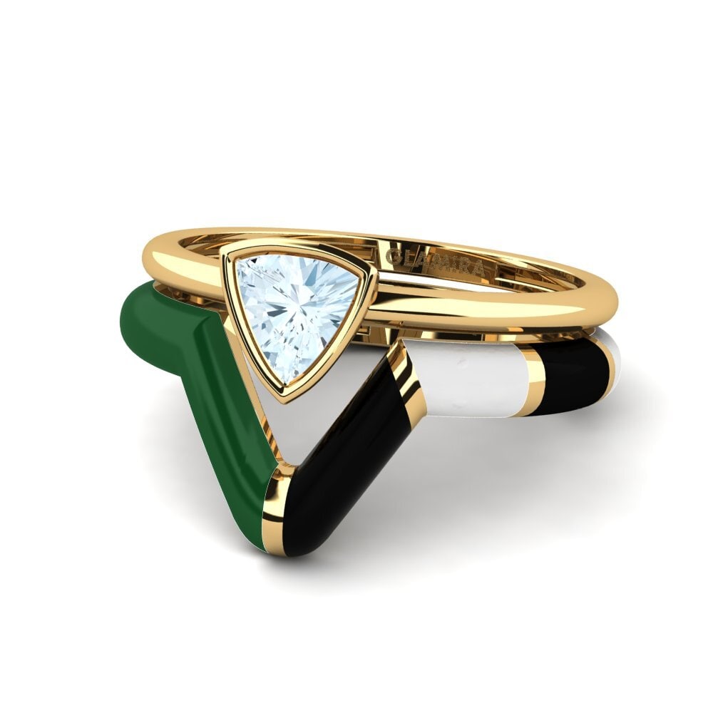 Ringe Stapelbar Aquamarin