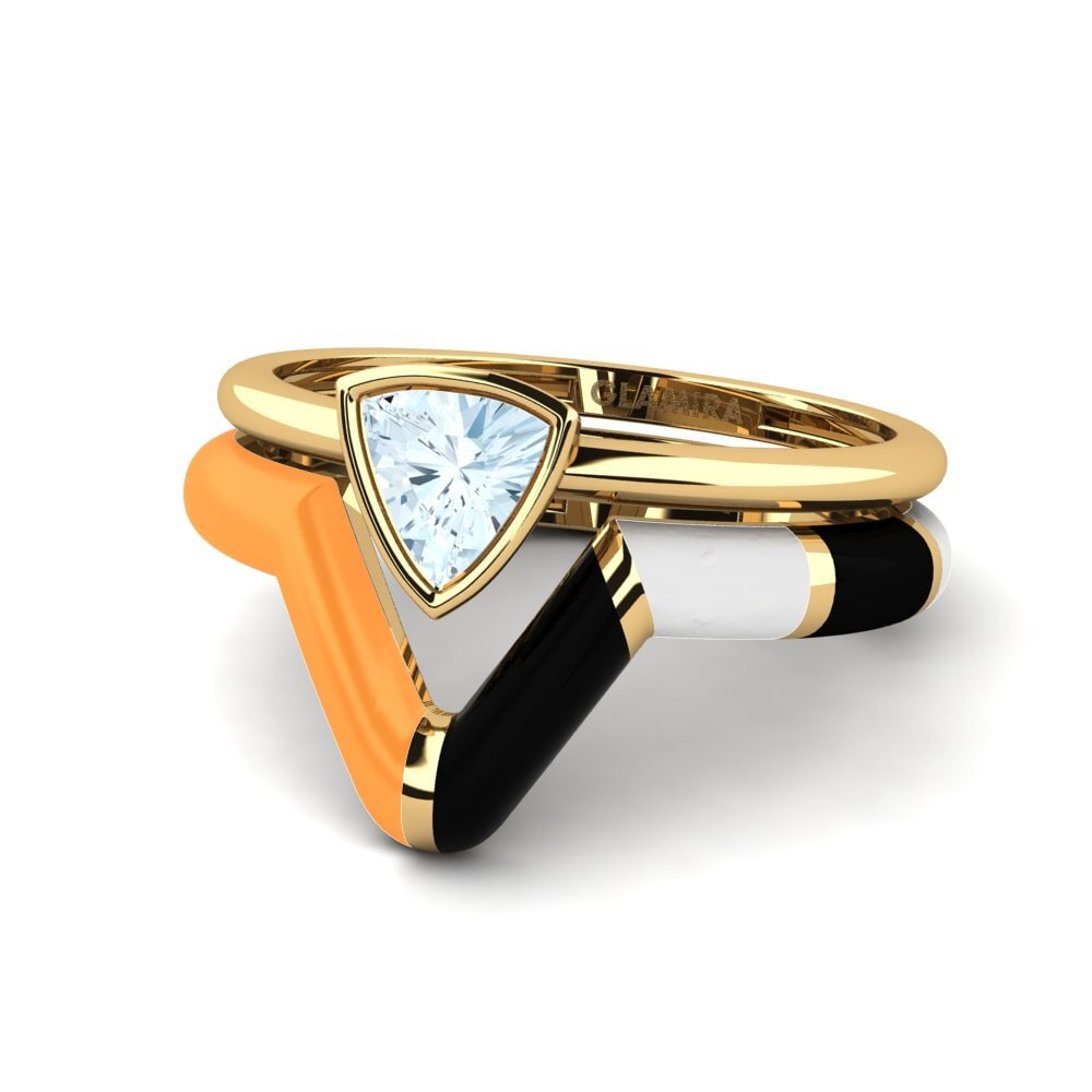 Ringe Stapelbar Aquamarin