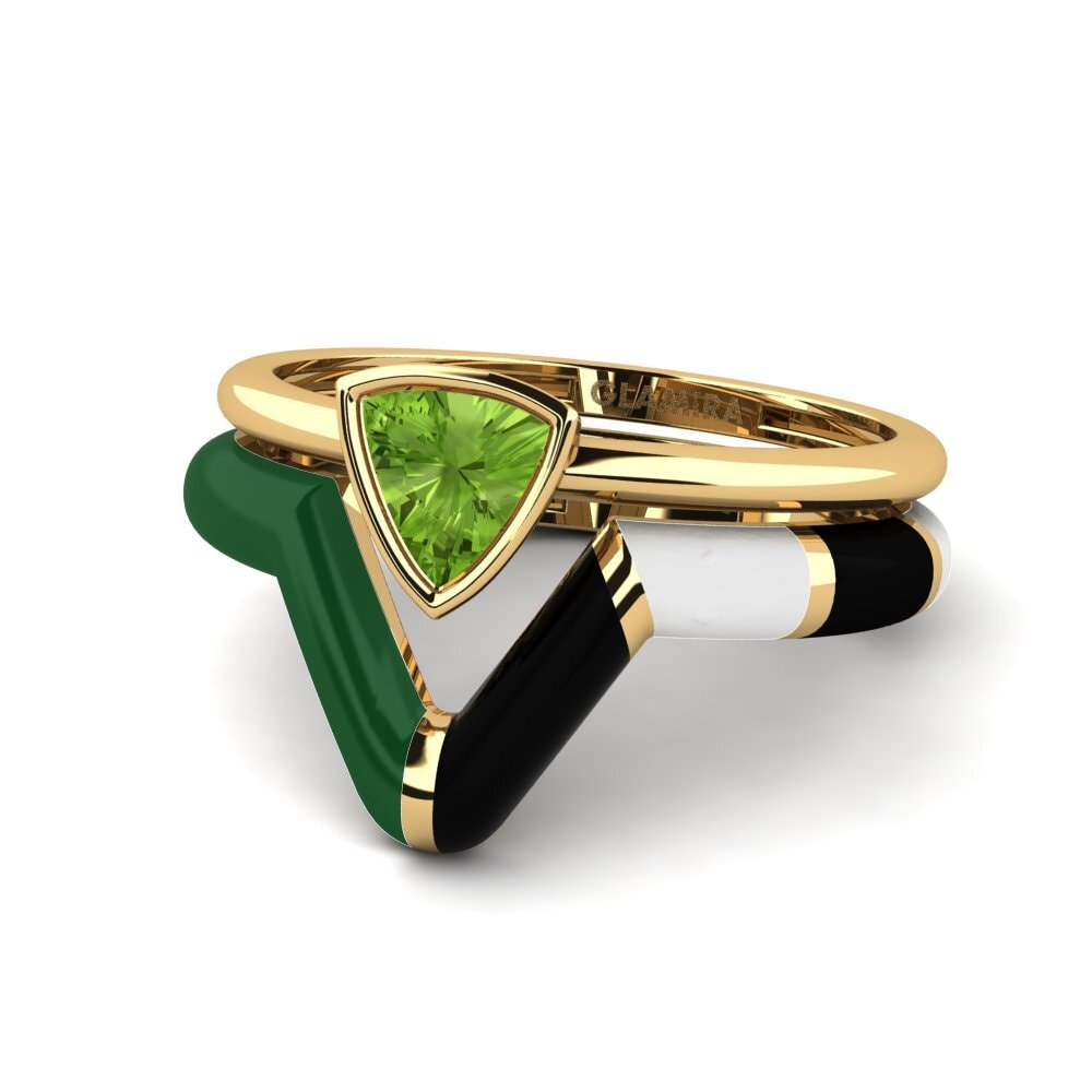 Ringe Stapelbar Peridot
