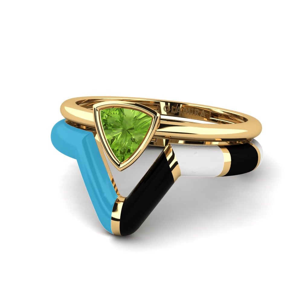 Ringe Stapelbar Peridot
