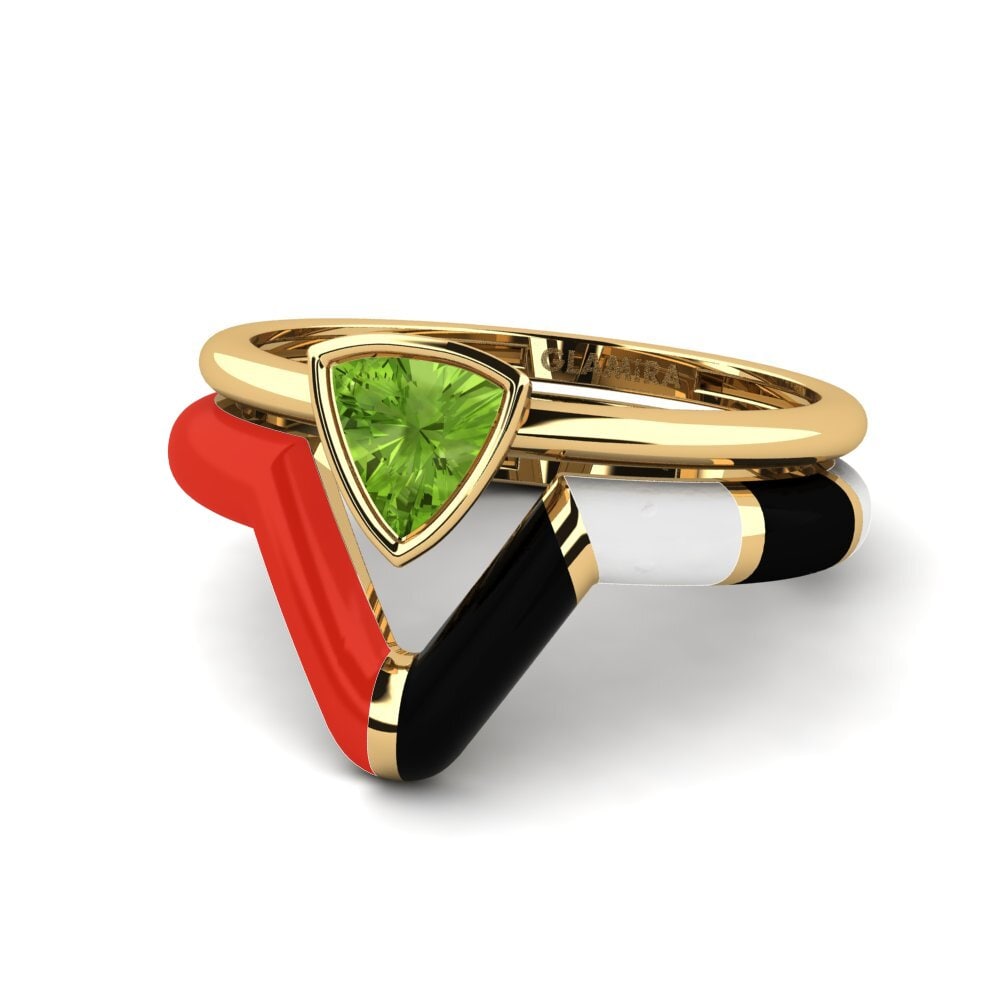 Ringe Stapelbar Peridot