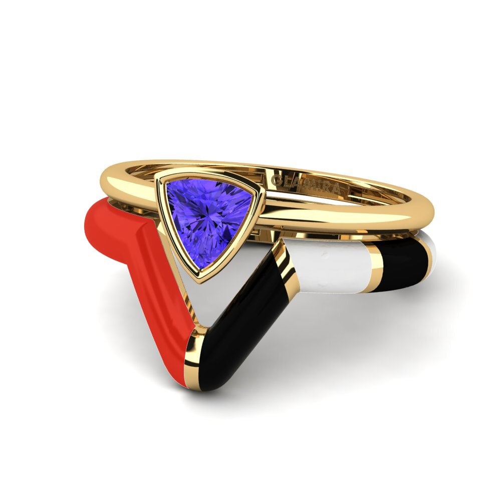 Ringe Stapelbar Tansanit
