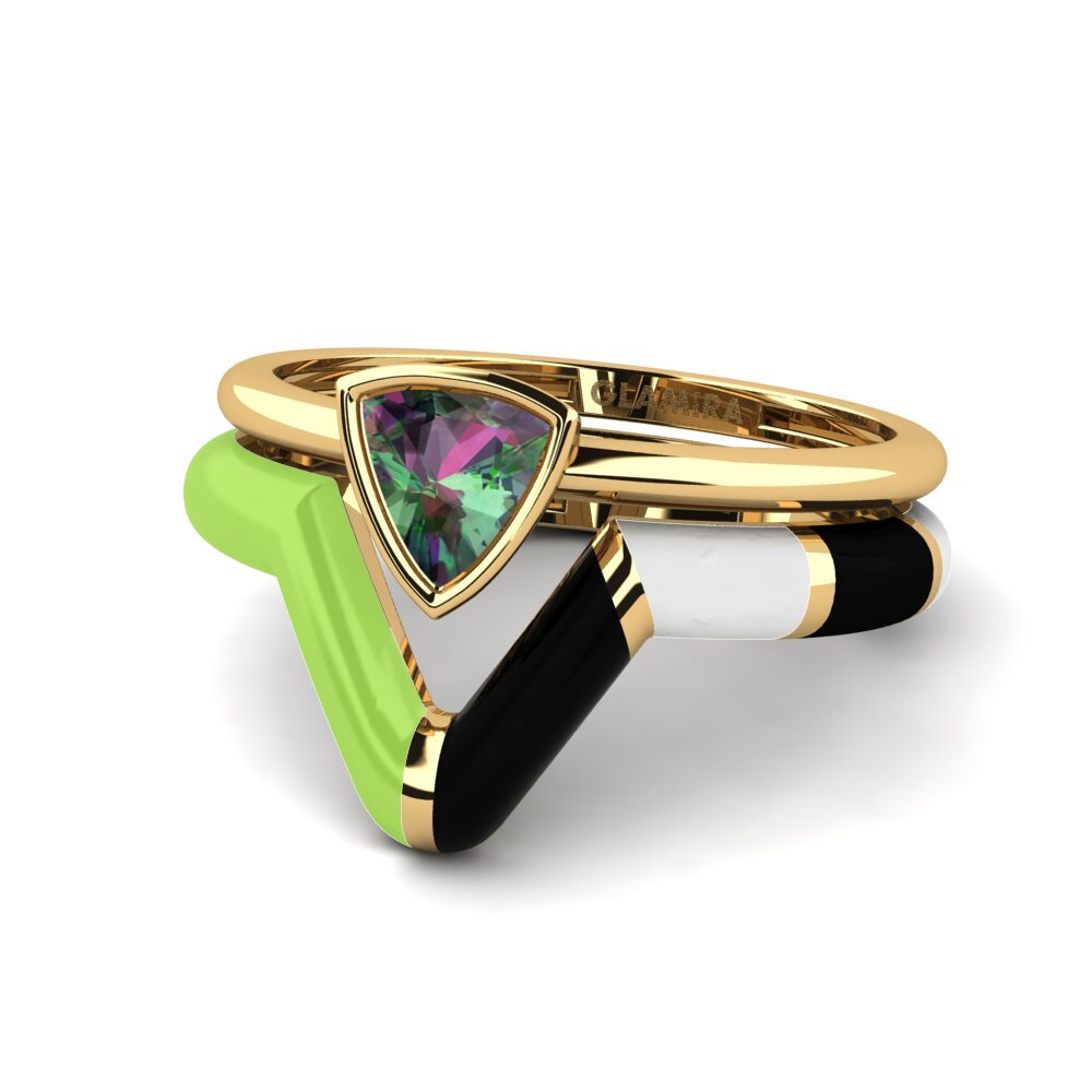 Ringe Stapelbar Mystic Topas