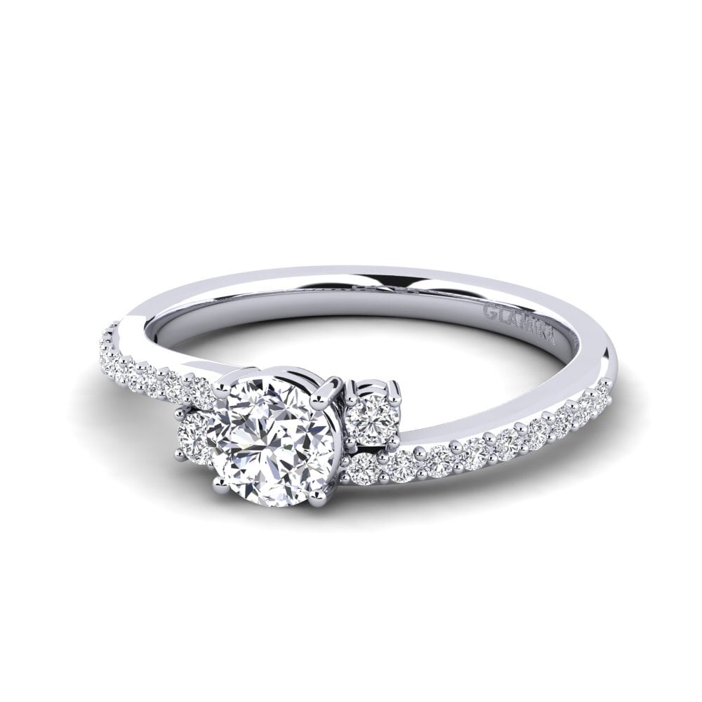1 1/2 Carati Diamante Fidanzamento Ring Taglio Rotondo H/SI2 14K Oro 1 1/2 Carati Diamante Fidanzamento Ring Taglio Rotondo H/SI2 14K Oro