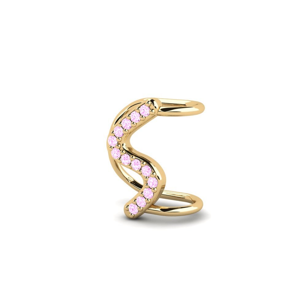 Safira Rosa Brincos Feminino Trati