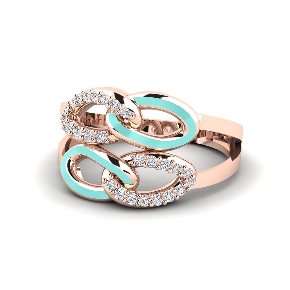 Rotgold 750 Ring Tresna
