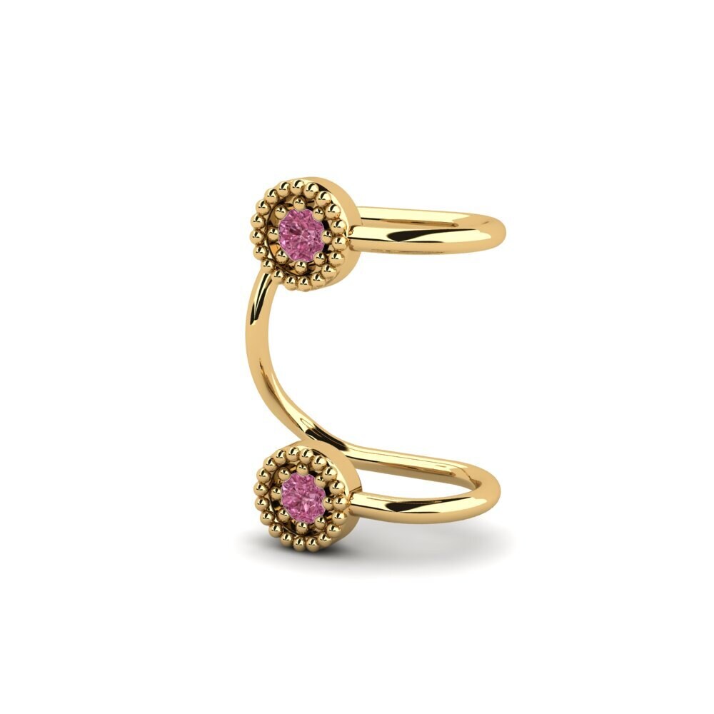 Grenat de Rhodolite Boucle d'oreille femme Triano