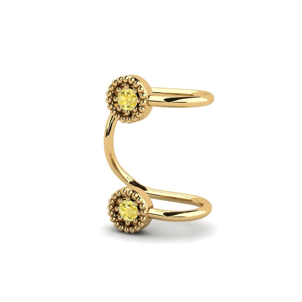 Yellow Sapphire Women's Earring Triano