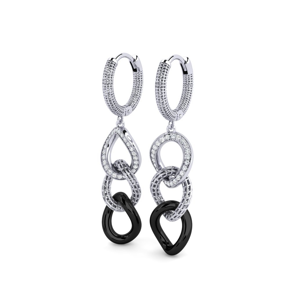 Oro Bianco 375 Orecchino da donna Trinh