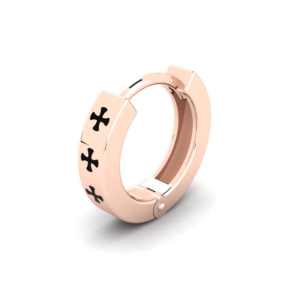 9k Oro Rosa Pendiente para hombre Triop