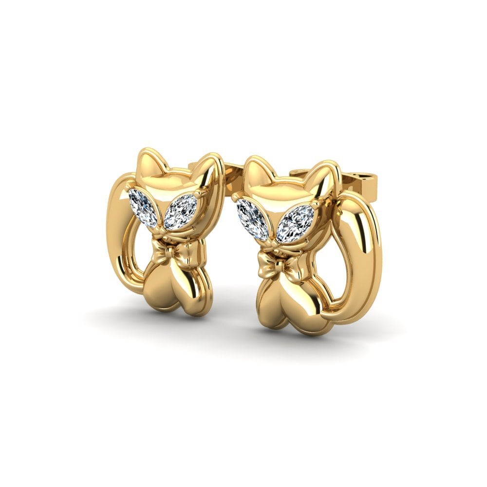 Marquise Zirconia Kid's Earring Tristessa