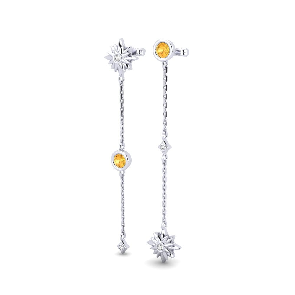 Citrine Women's Earring Trouvaille