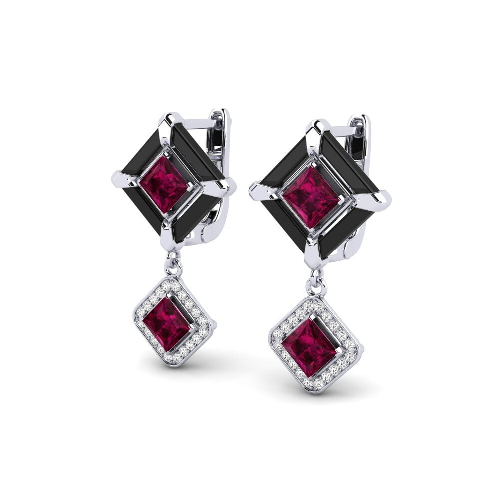 Rhodolite Garnet Women's Earring Trudies