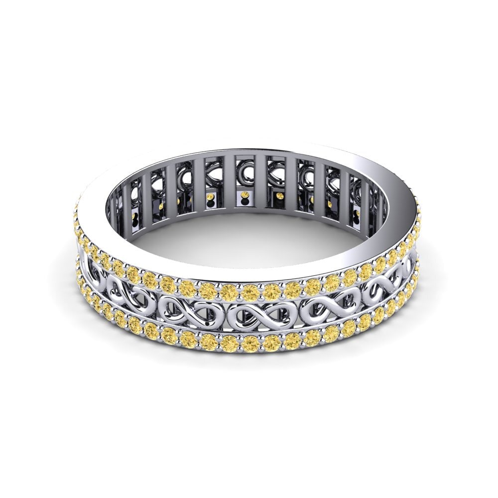 Diamante Giallo Anello Trumbeak