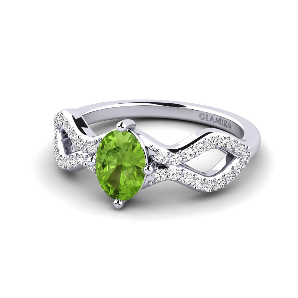 Peridoto Anillo de Mujer Tspr