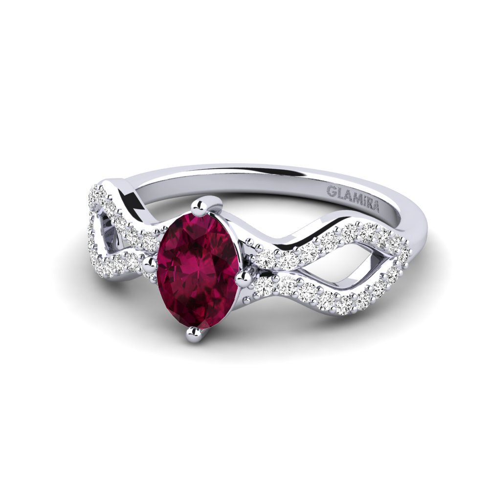 Rhodolite Garnet Women's Ring Tspr