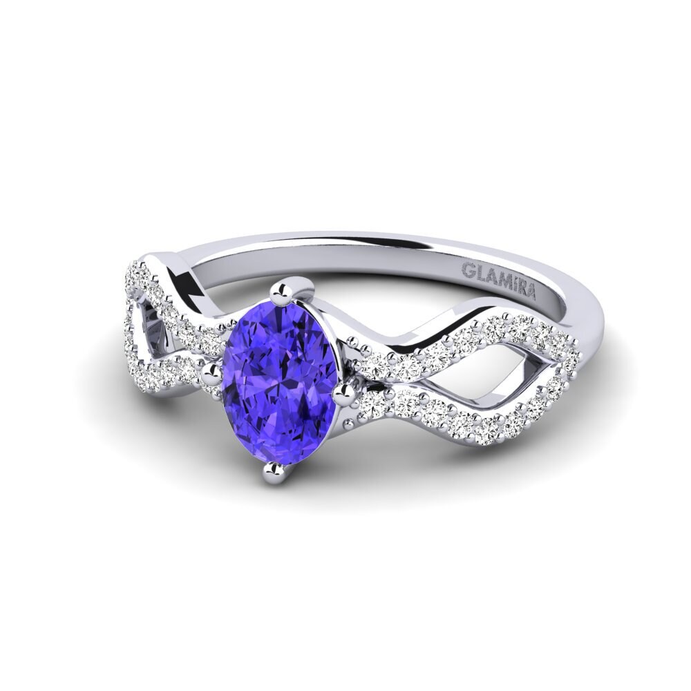 Tanzanita Anillo de Mujer Tspr