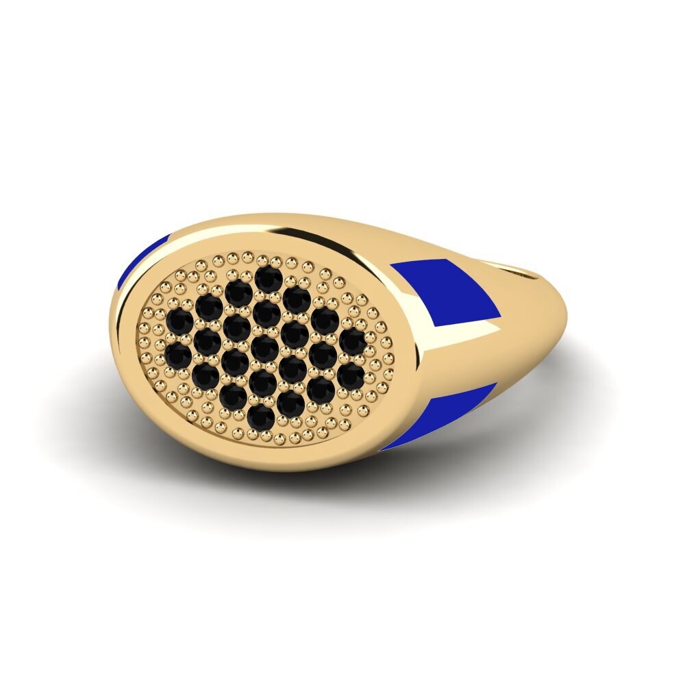 Black Diamond Pinky Ring Ttrund