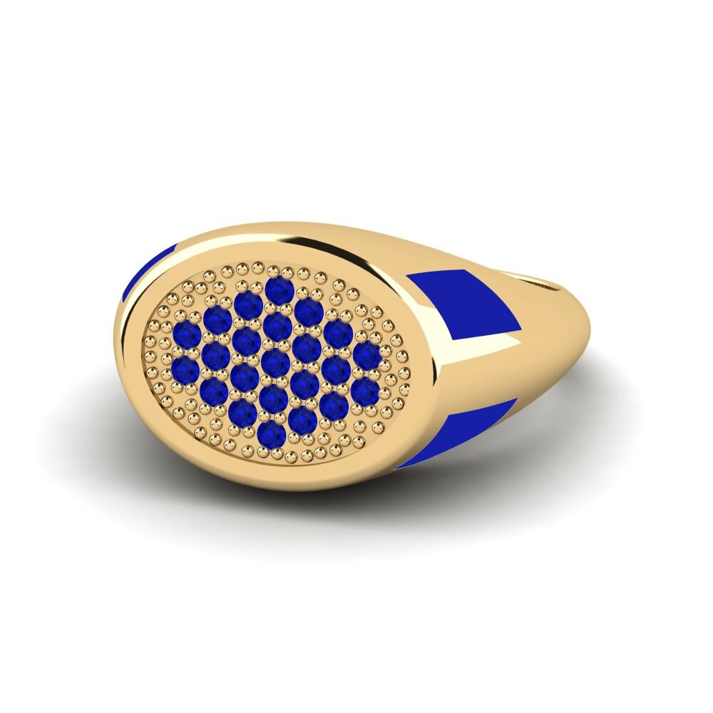 Saphir Pinker Ring Ttrund