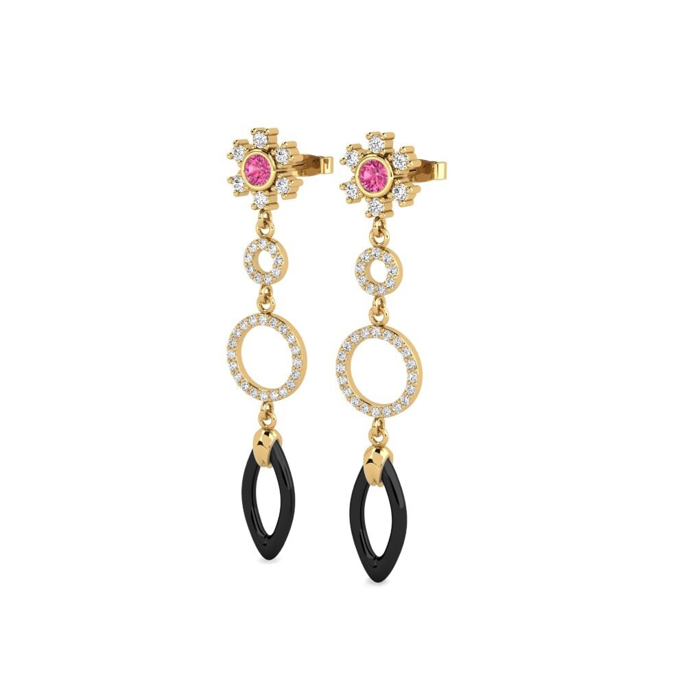 Pink Tourmaline Women's Earring Tubale