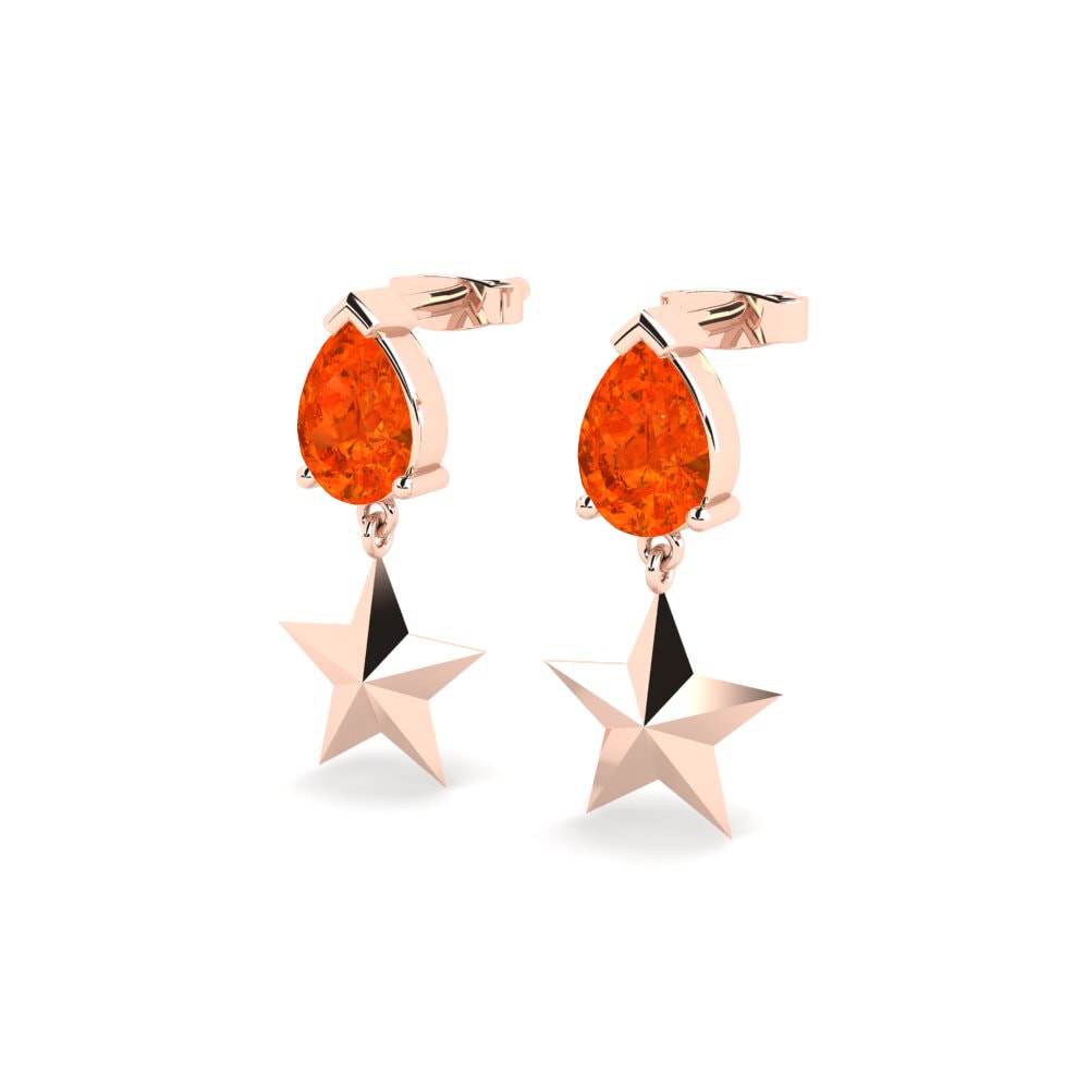 Fire Opal Women's Earring Tummy