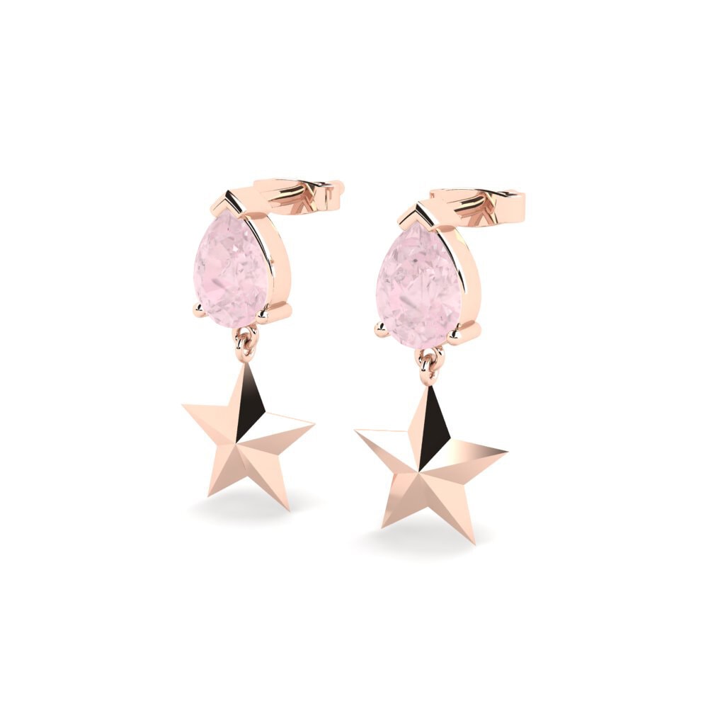 Rose Quartz Women's Earring Tummy