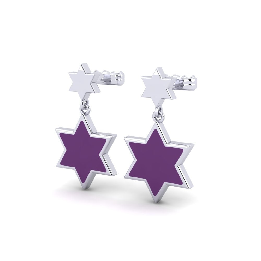 White Silver Earring Tupi