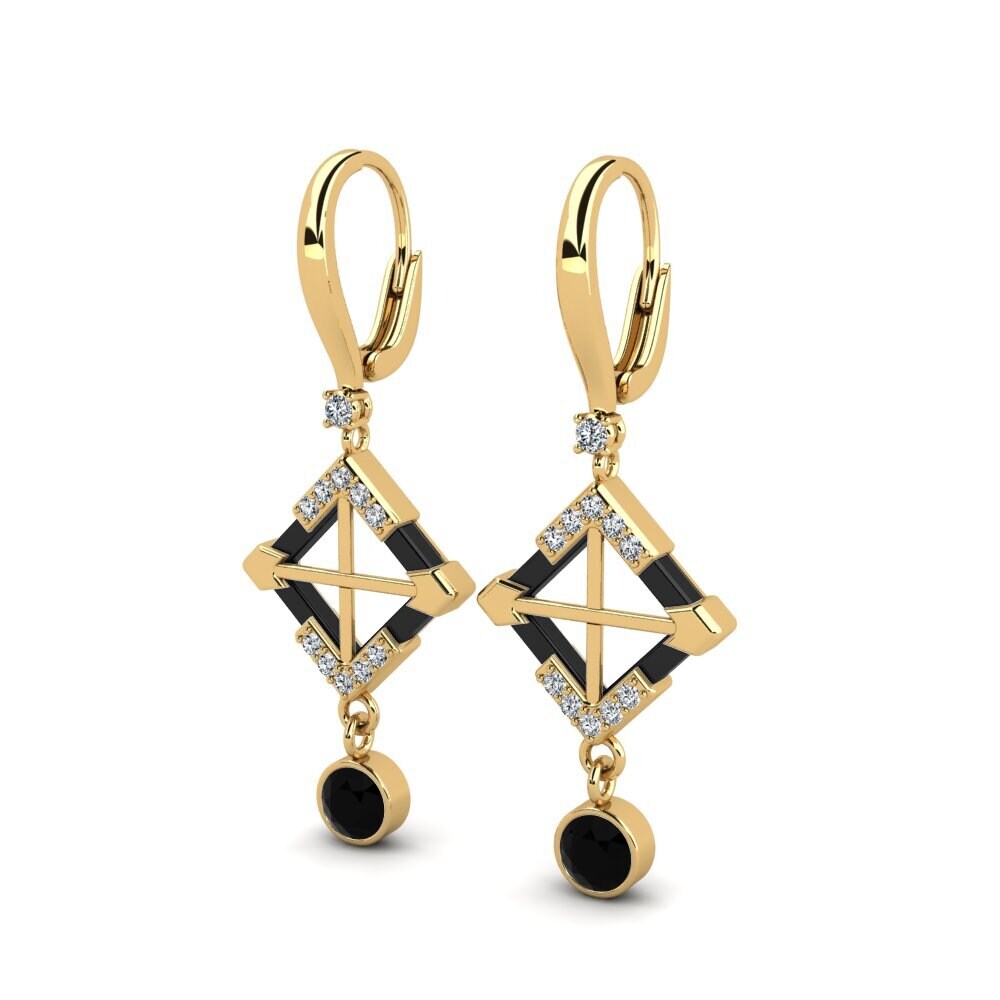 Black Sapphire Women's Earring Turmelle