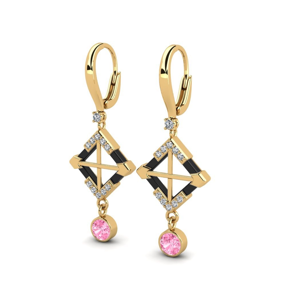 Pink Sapphire Women's Earring Turmelle