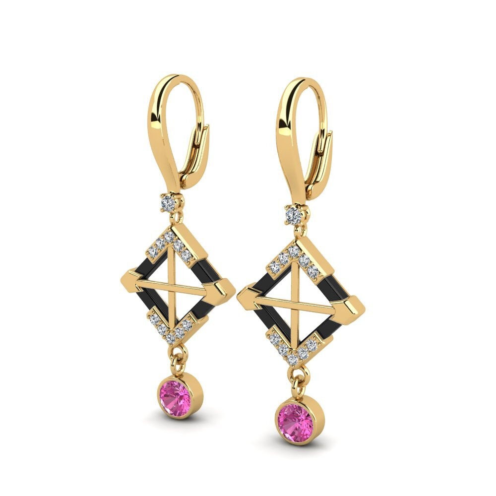 Pink Topaz Women's Earring Turmelle