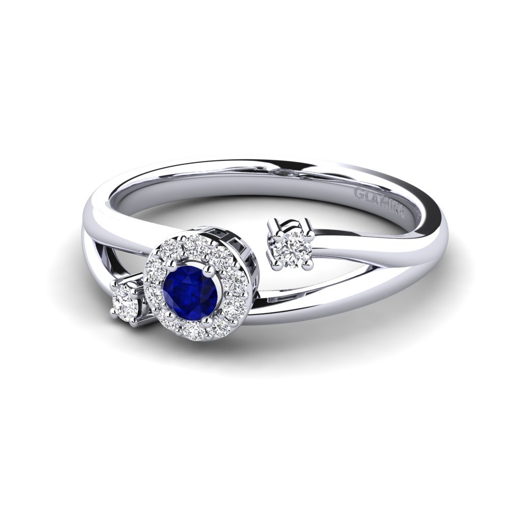 Zafiro Anillo de compromiso Turtwig