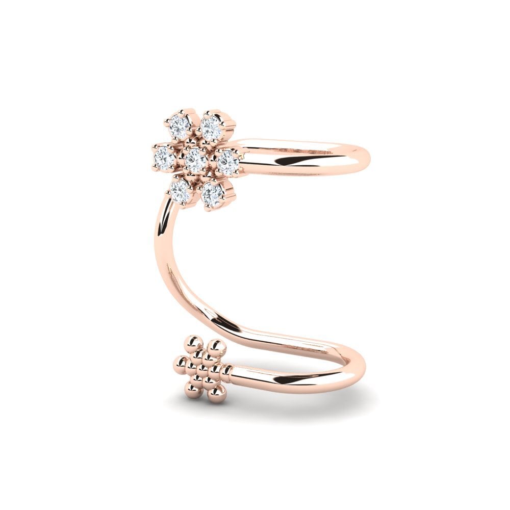 Diamant De Synthèse Boucle d'oreille femme Tutoros