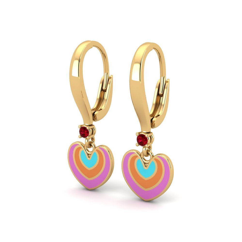 Red Zirconia Women's Earring Twanda