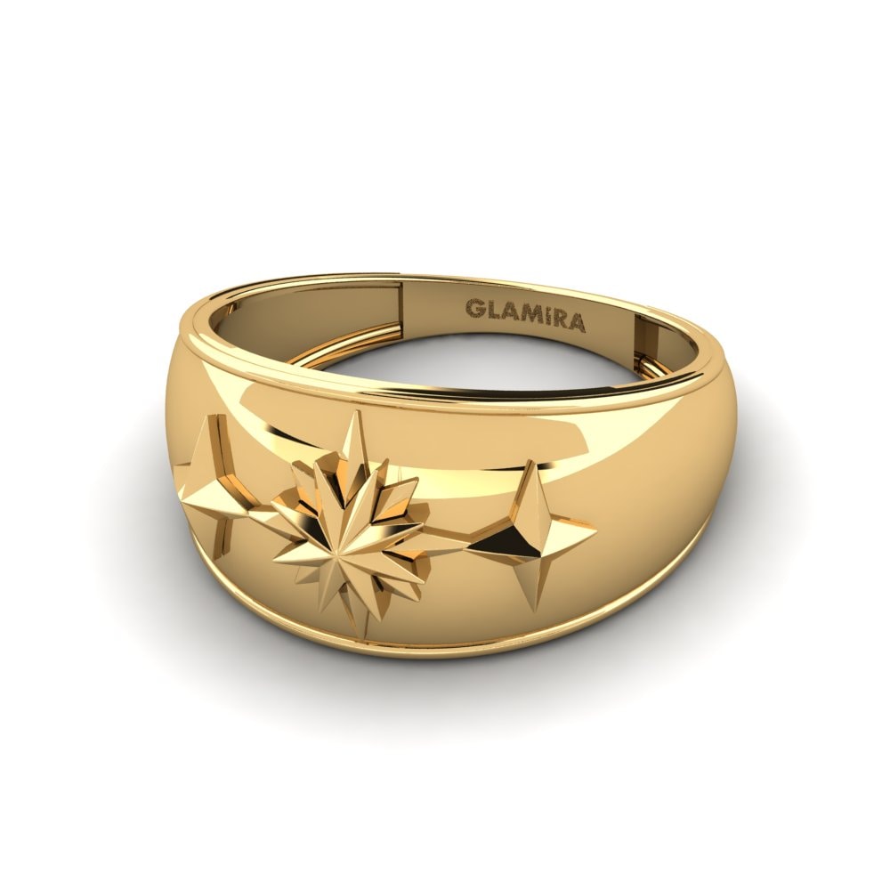 9k Oro Amarillo Anillo Tychosnova