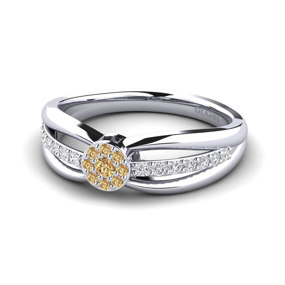 Brown Diamond Engagement Ring Tynamo