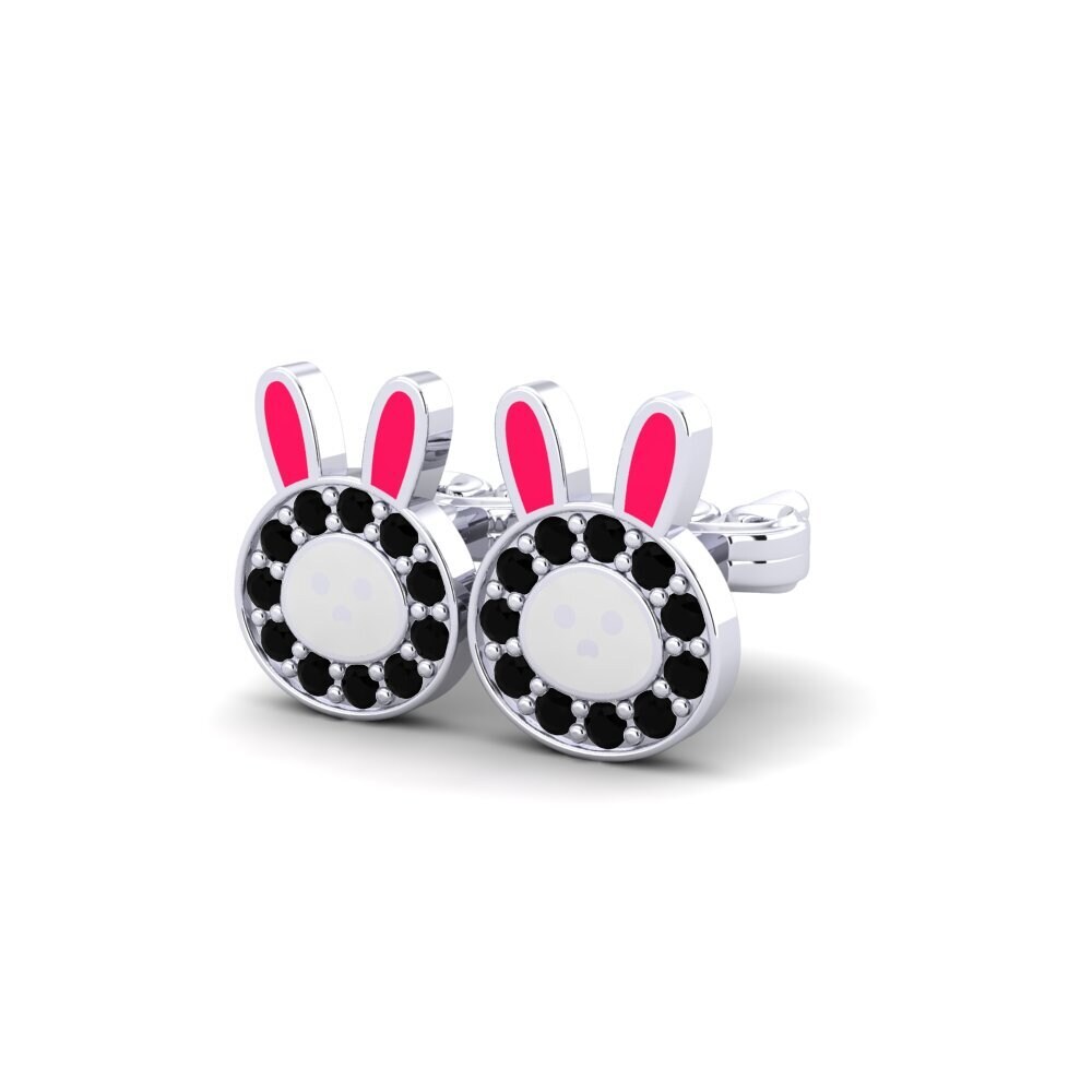Diamant Noir Boucle d'oreille enfant Tyrese