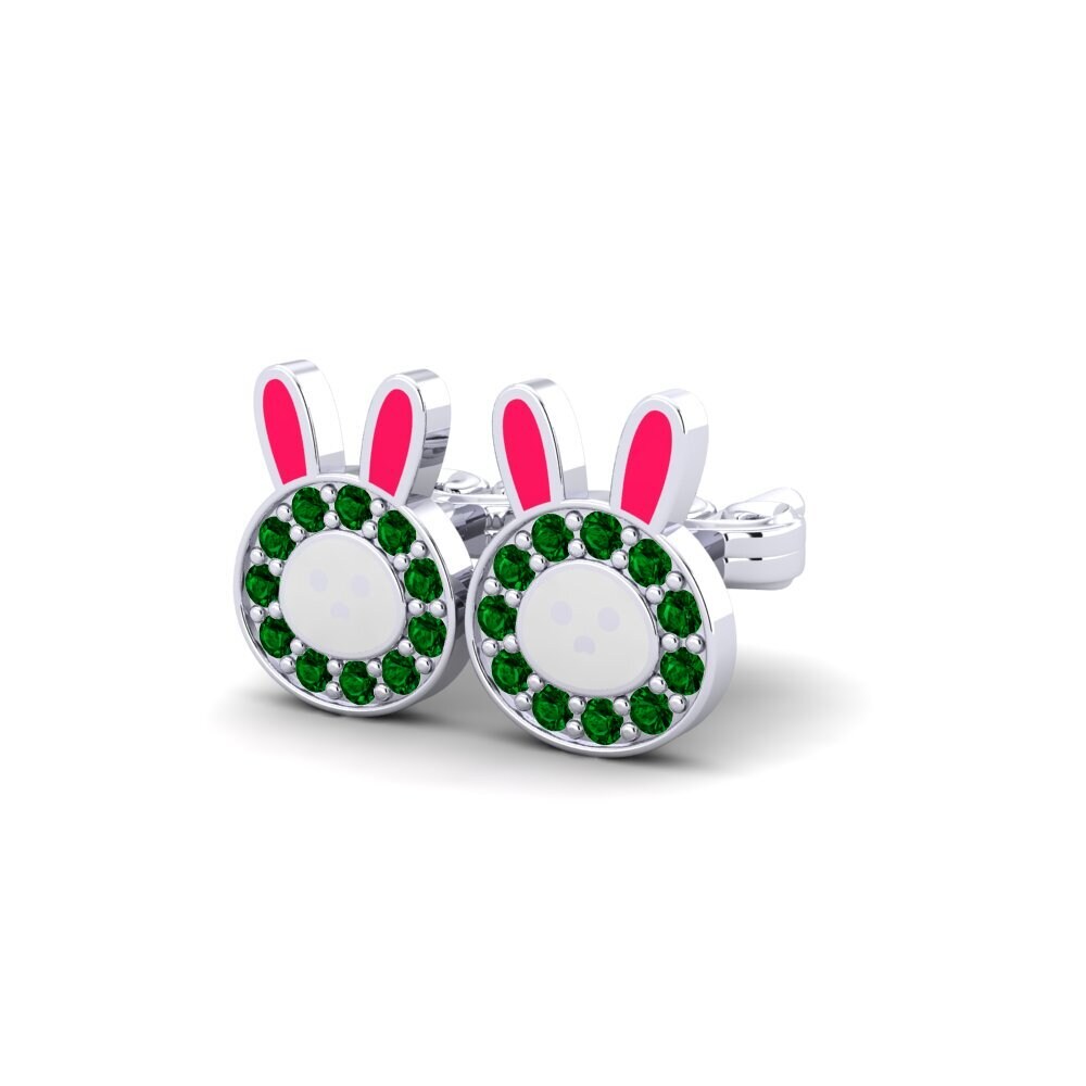 Zircone Vert Boucle d'oreille enfant Tyrese