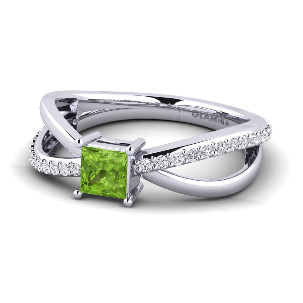 Peridot Engagement Ring Tyrogue