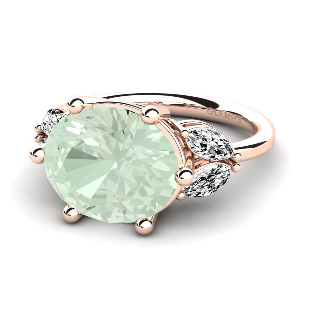 Green Amethyst Ring Ujana