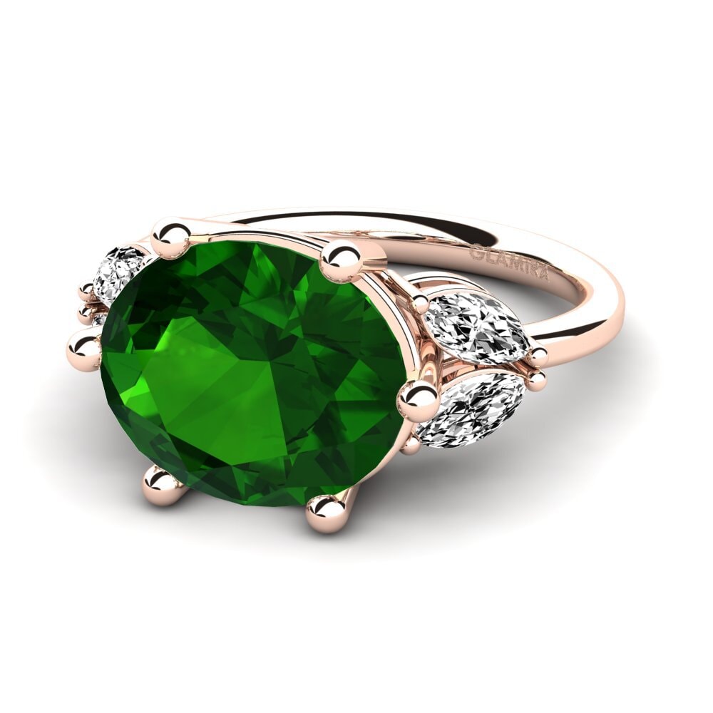 Turmalina verde Anillo Ujana