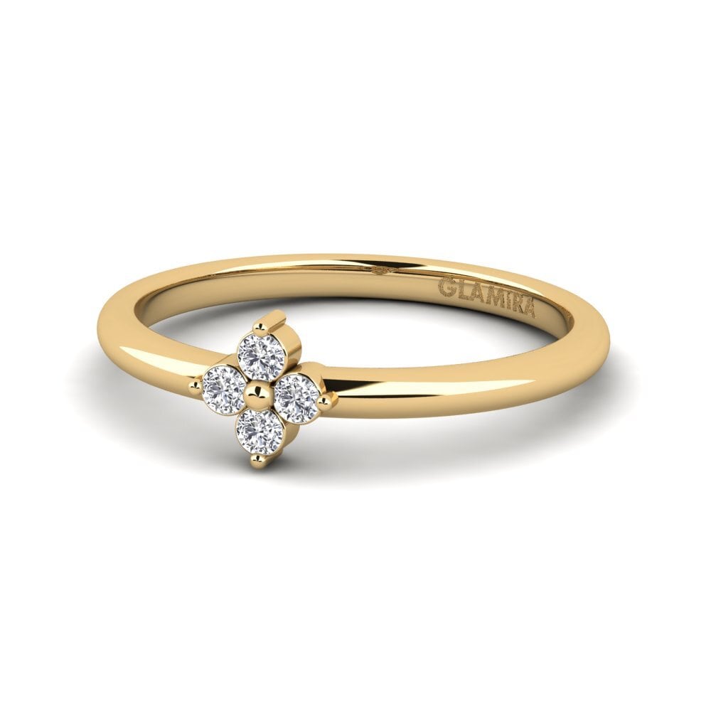 Labor-gezüchteter Diamant Pinker Ring Uloch