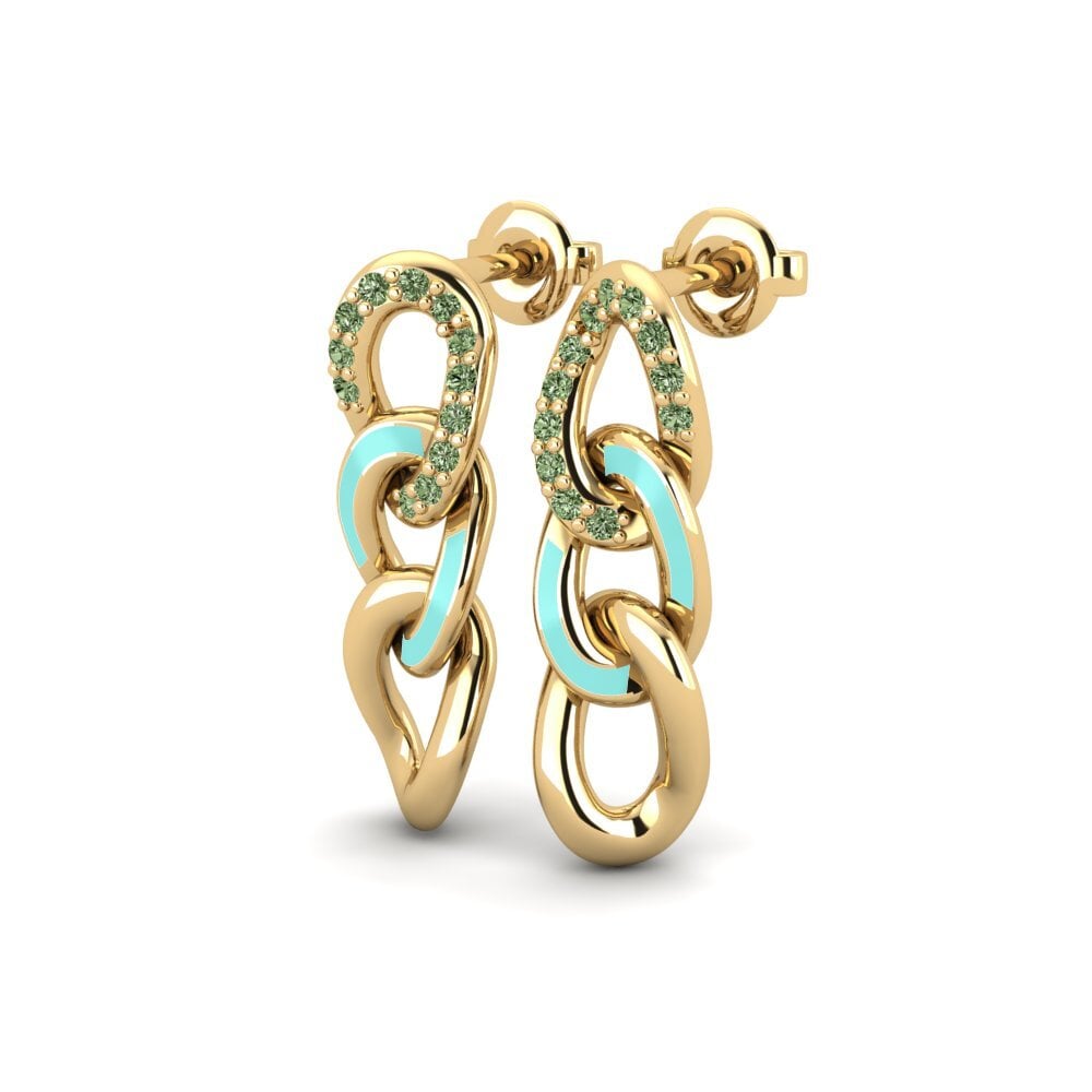 Diamante Verde Pendiente de mujer Umbano - A