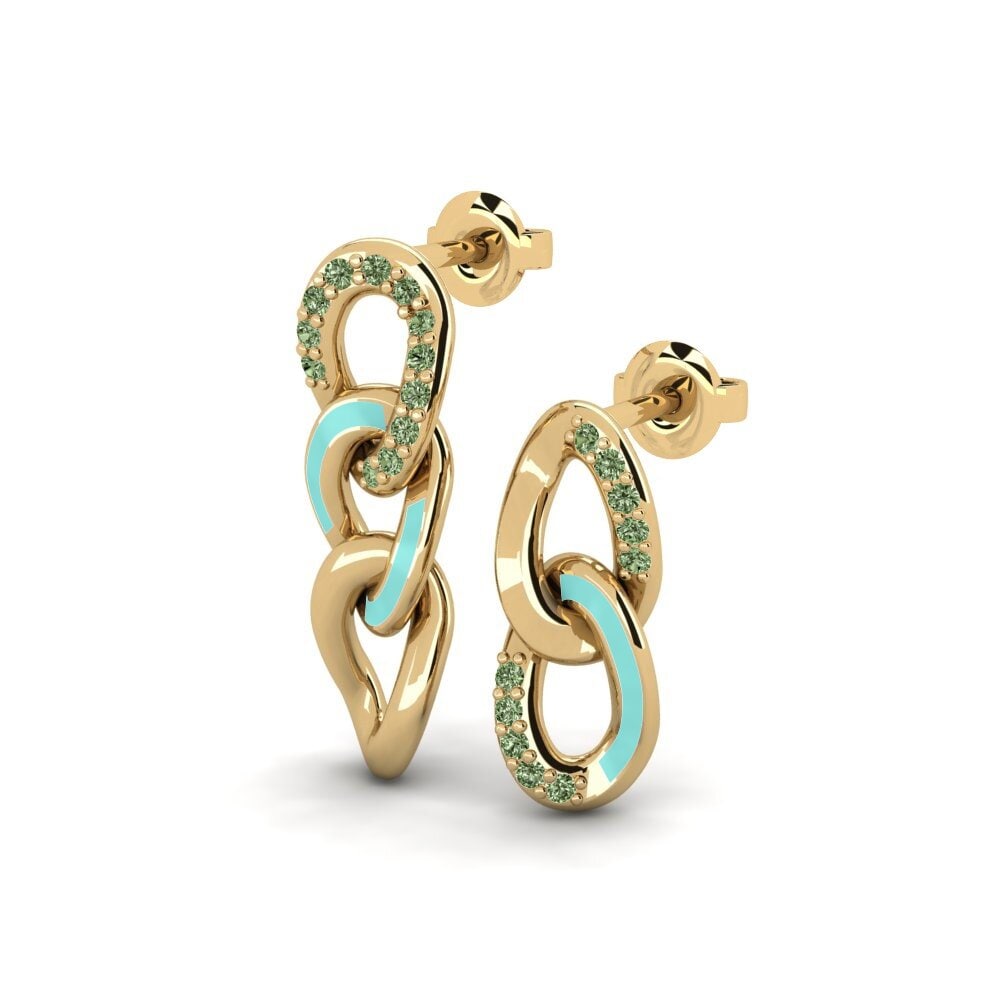 Diamante Verde Pendiente de mujer Umbano - SET